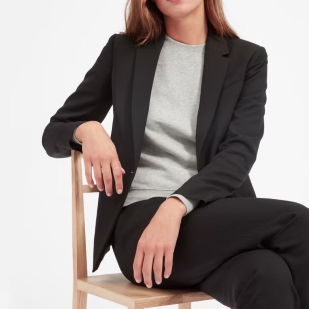 Everlane goweave Italian Blazer in Black